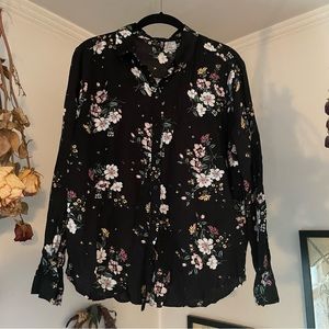 Floral Business Casual Blouse US Size 8
